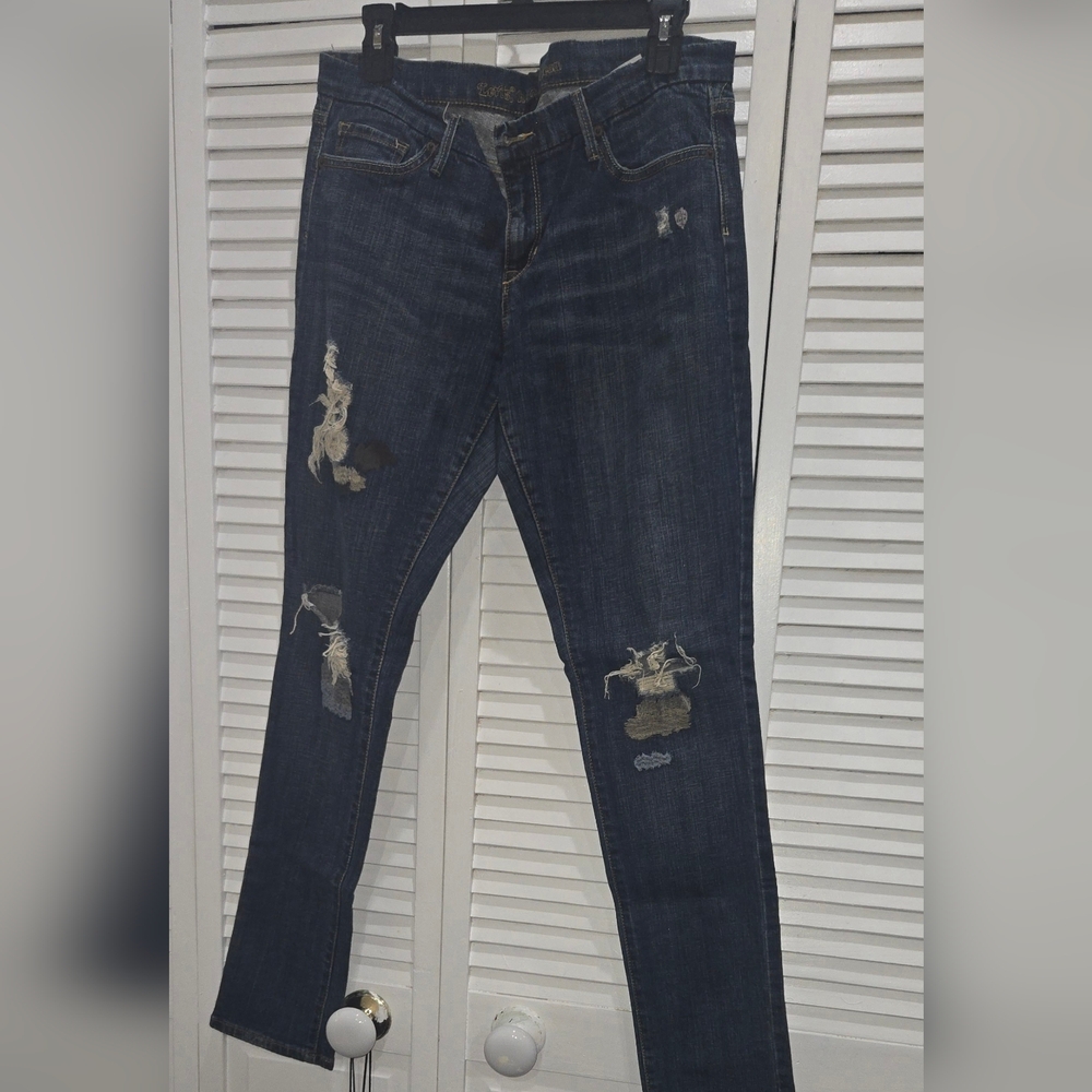 Levis Women's Distressed Blue Jeans Size 30